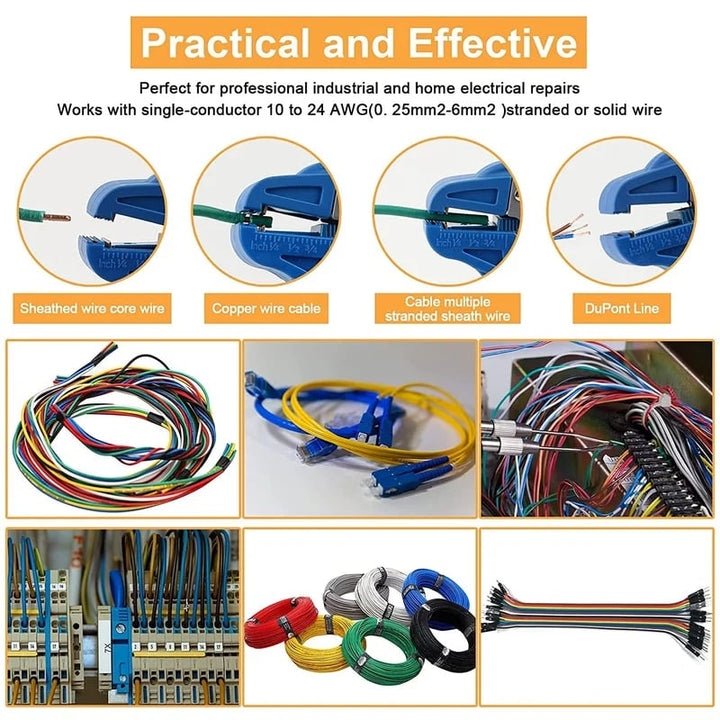 Adjuster Wire Function Automatic Wire Stripper – FixionTools