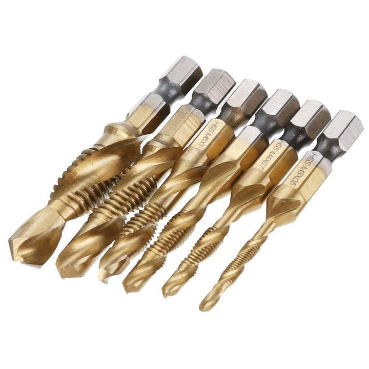Tap Con Bit Titanium-Coated Tap Bit Set – FixionTools