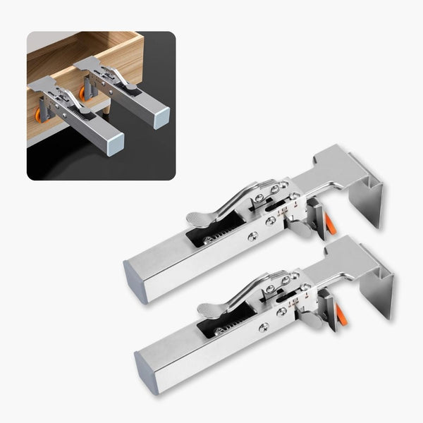 Precision Drawer Front Installation Clamps – One-Click Locking, Adjustable & Durable