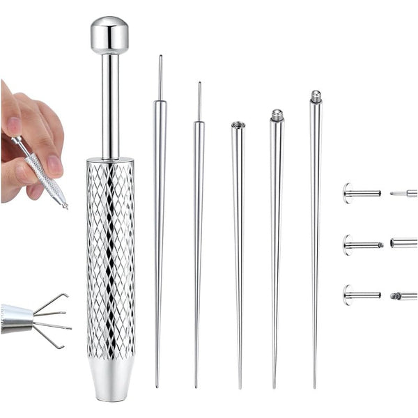 Threadless Jewelry Insertion & Removal Tool Set