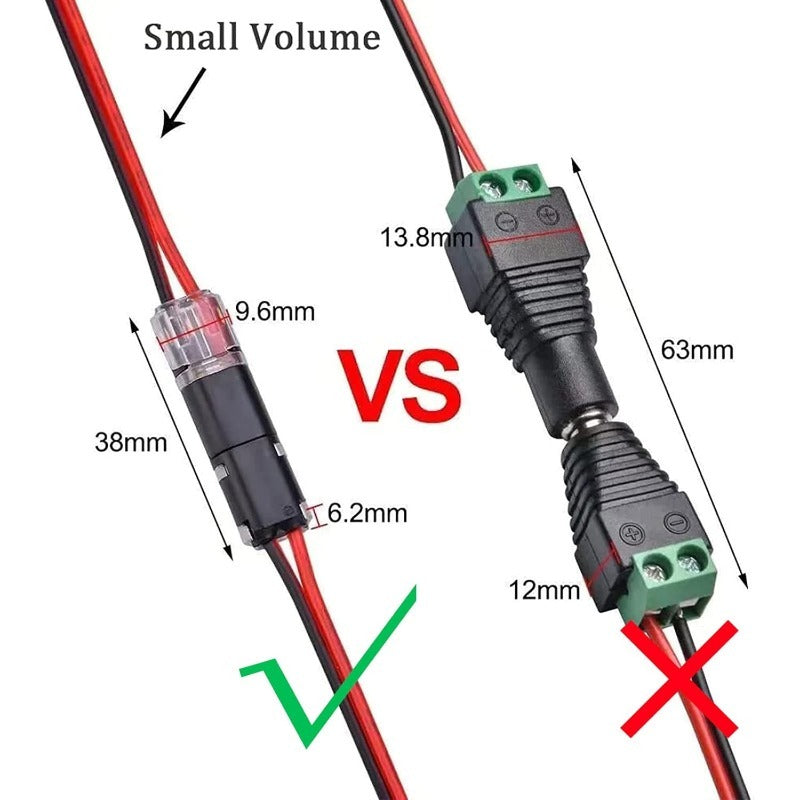 2-Pin Solderless Wire Connector – FixionTools