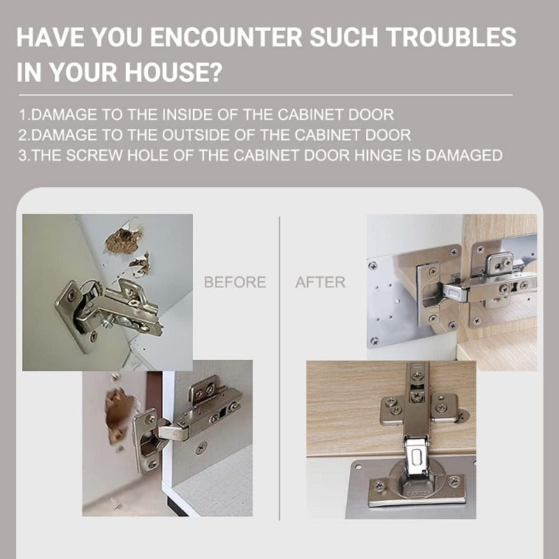 Stainless Steel Cabinet Hinge Repair Kit