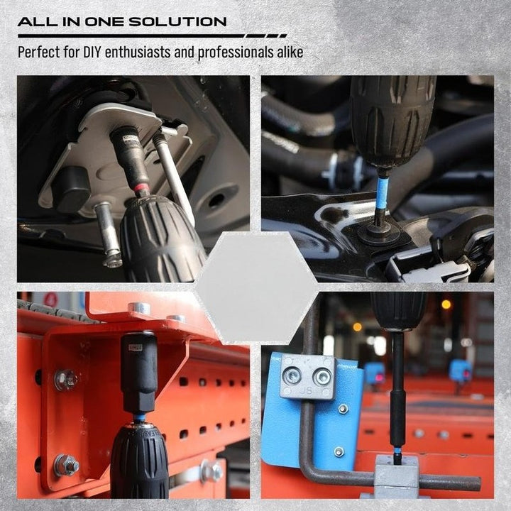Bit Nut Compressor 46-Piece Magnetic Nut Driver & Bit Set – FixionTools